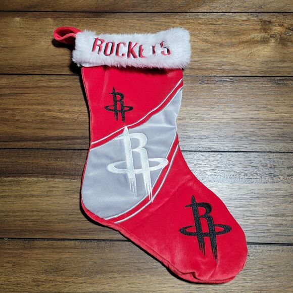 Houston Rockets Christmas Stocking 15" - Picture 1 of 4